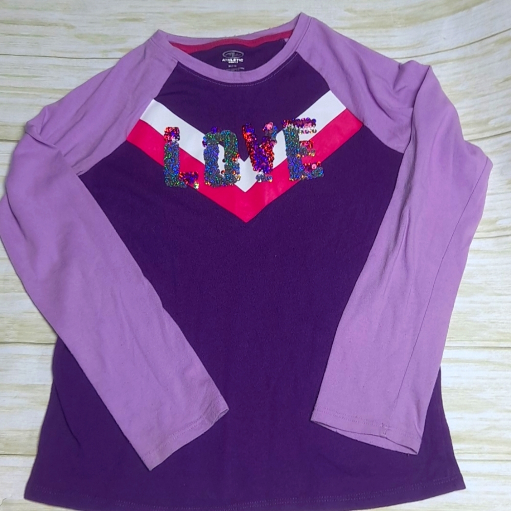 Pink And Purple 2 Way Sequin Top